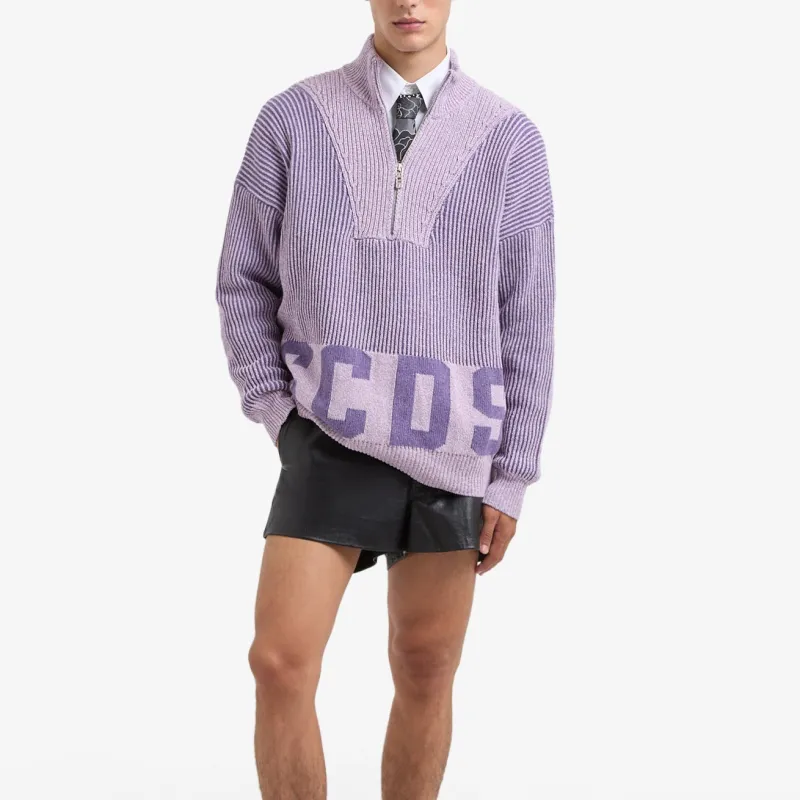 GCDS Half zip Jumper-2