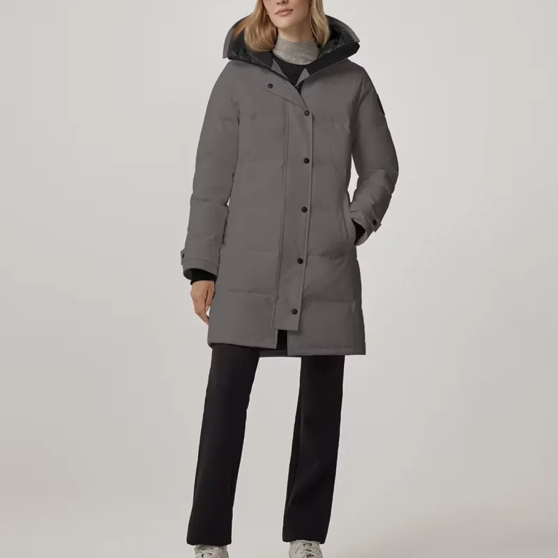 Canada Goose Shelburne Series Down Jacket Women's Coast Gray-1