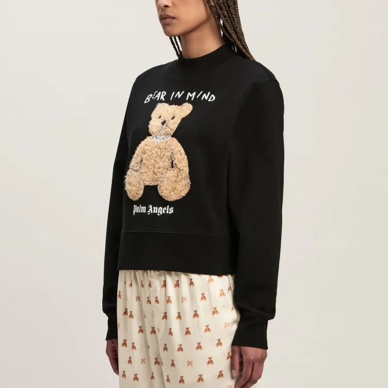 PALM ANGELS Bear In Mind Crewneck Sweatshirt-2