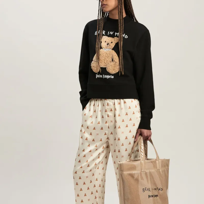 PALM ANGELS Bear In Mind Crewneck Sweatshirt-1