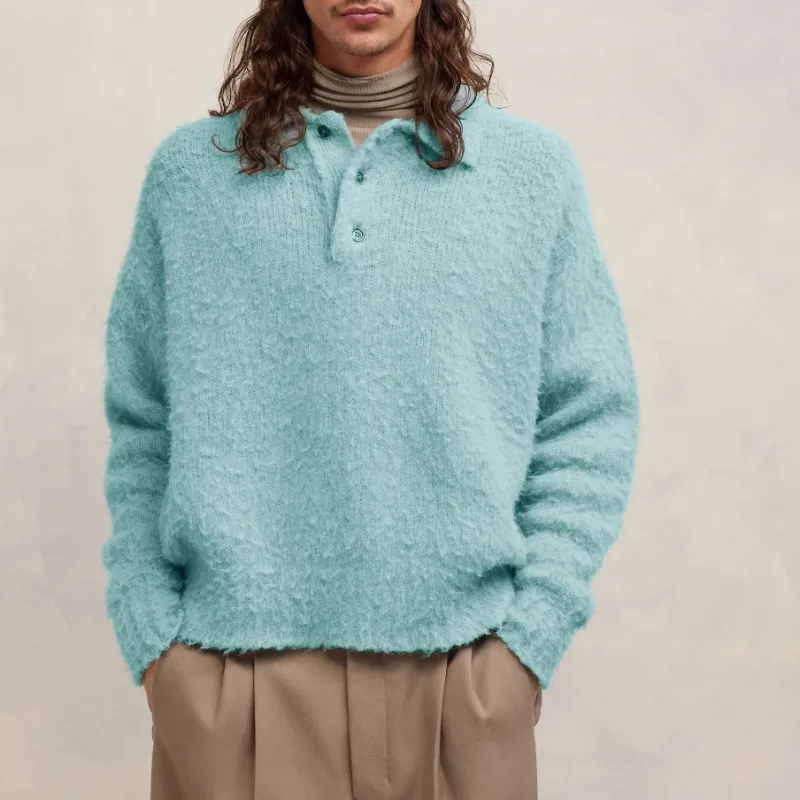 AMIPARIS Designer Collection Sweaters Men Ice Blue-1