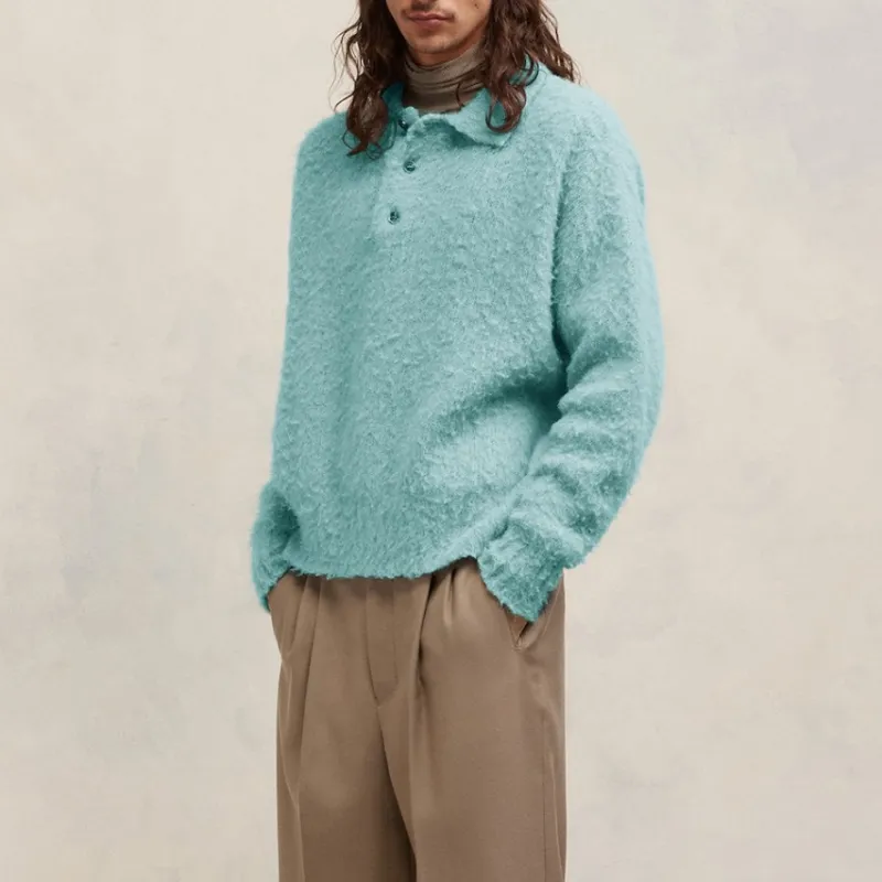 AMIPARIS Designer Collection Sweaters Men Ice Blue-3