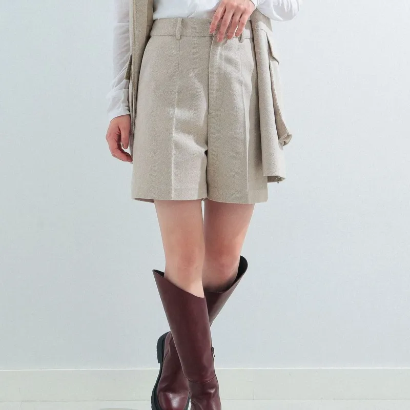 Beams Casual Shorts Women's Light Umber-2
