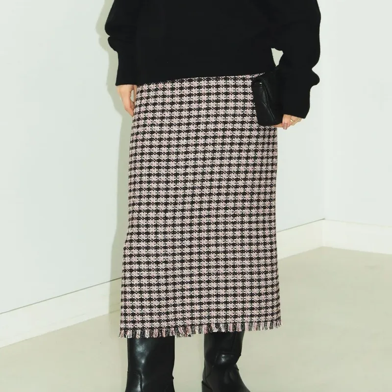 Beams By B:MING Casual Long Skirts Women's Pink-2