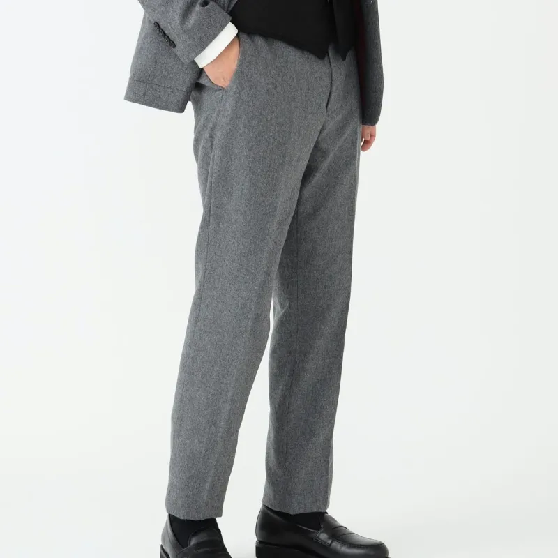Beams FW23 HEART Suit Trouser Men's Gray-4