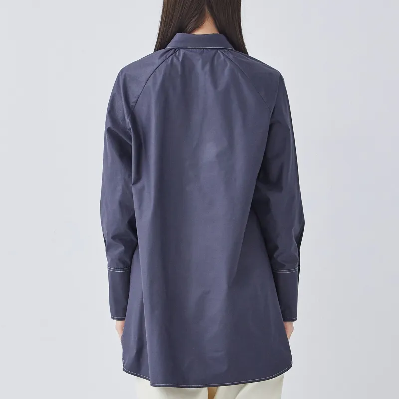 PUBLIC TOKYO FW23 Shirt Women's Marine Blue-3
