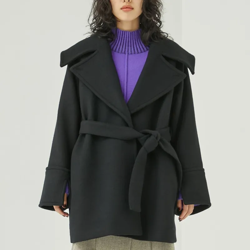 PUBLIC TOKYO Coats Women's Black-2