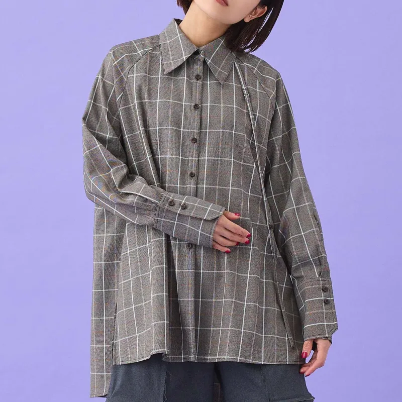 PUBLIC TOKYO FW23 Shirt Women's Gray-2
