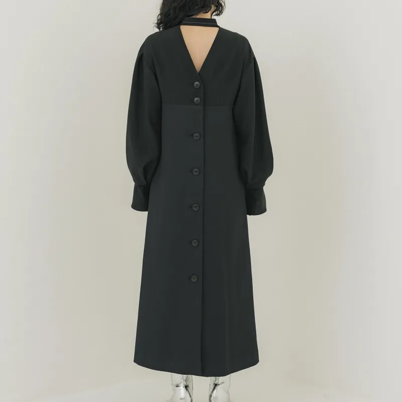 PUBLIC TOKYO Long Sleeved Dresses Women's Black-4