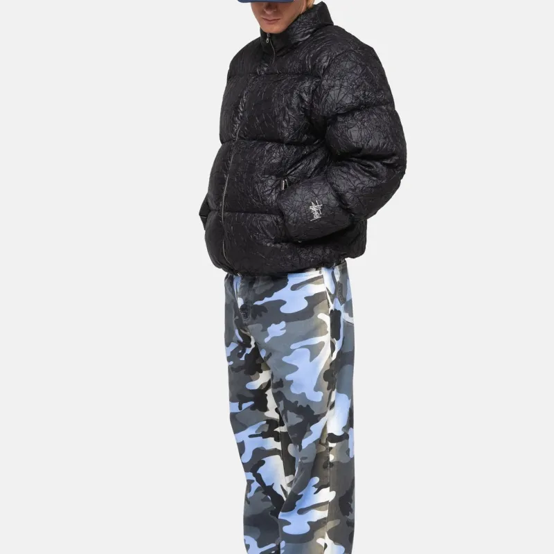 Stussy Wrinkled Nylon Down Puffer Jacket Camouflage M - POIZON Stussy Wrinkled Nylon Down Puffer Jacket Camouflage M - POIZON
