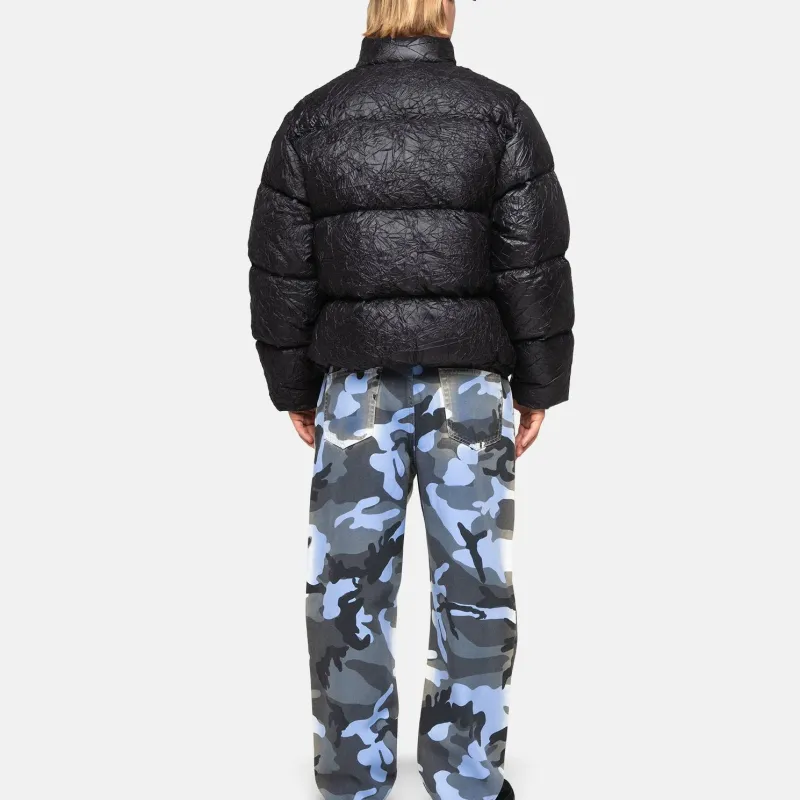 Stussy Wrinkled Nylon Down Puffer Jacket-3