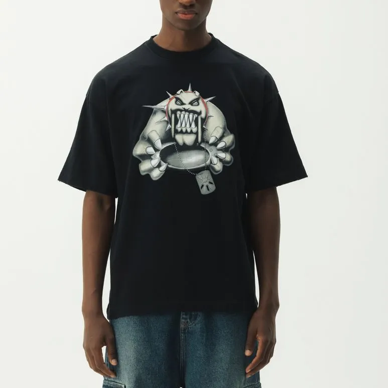 Oakley x Piet FW23 Drop Shoulder Sleeve T Shirt Unisex Black-4