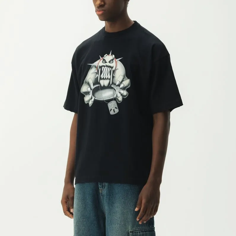 Oakley x Piet FW23 Drop Shoulder Sleeve T Shirt Unisex Black-2