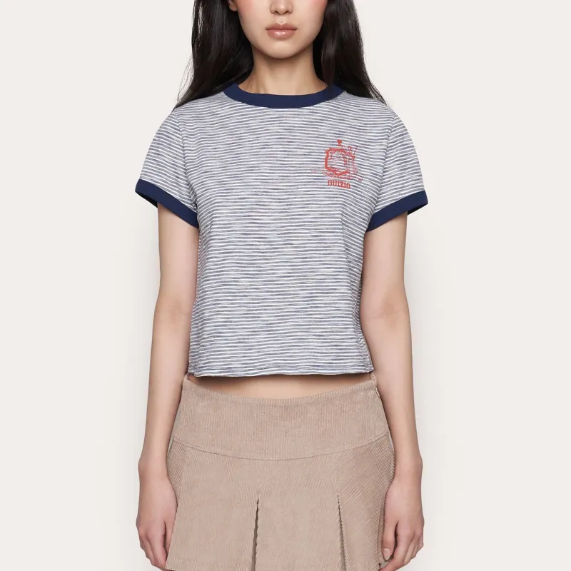 Danielle Guizio X Champion Danielle Guizio Co-brand T-Shirts Women's Blue-1