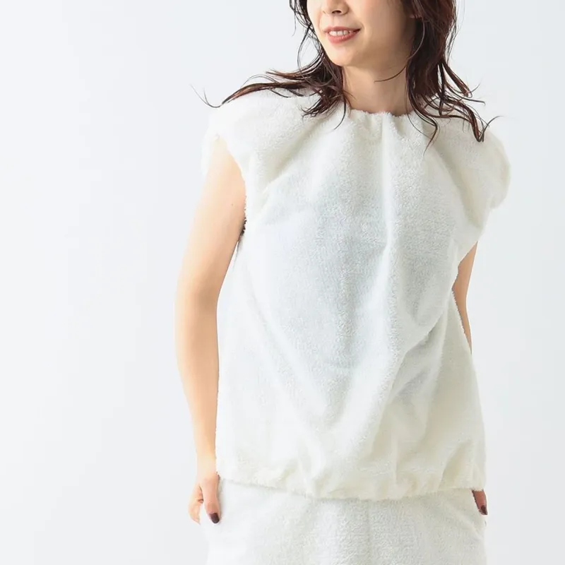 Beams Demi Luxe Shirt Women's White-4