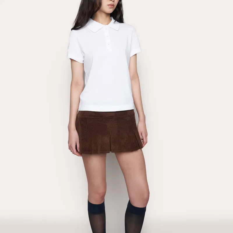 Danielle Guizio X Champion Danielle Guizio Co-brand Polo Shirts Women's White-2