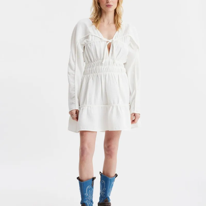 HOLZWEILER Long Sleeved Dress Women's White-1