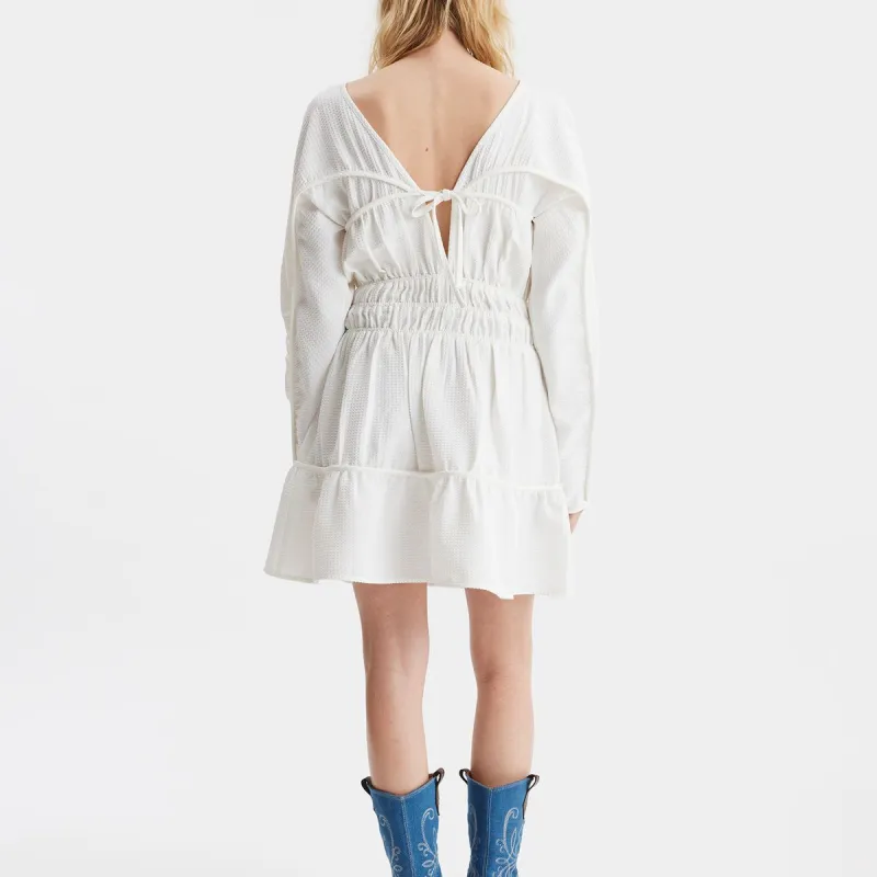 HOLZWEILER Long Sleeved Dress Women's White-2