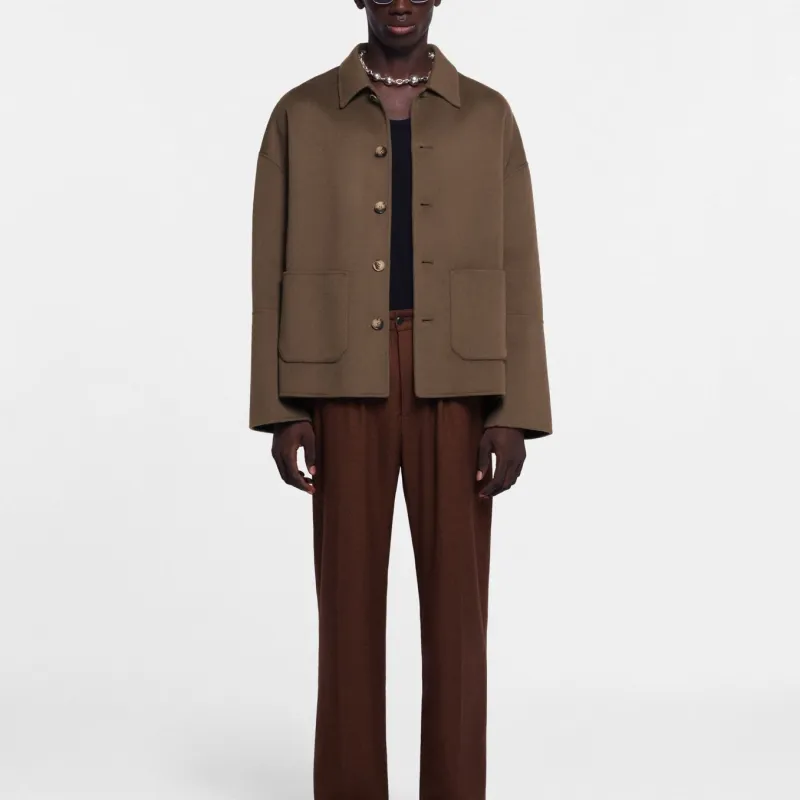 NANUSHKA Seger Wool-silk Shirt Jacket-1