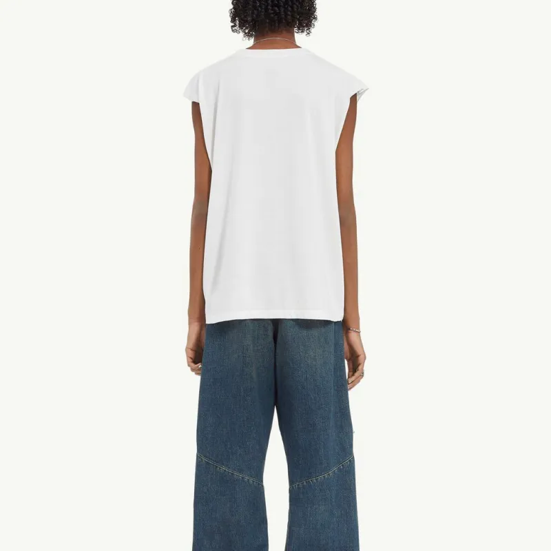 MM6 Maison Margiela SS24 Tank Tops Unisex White-2