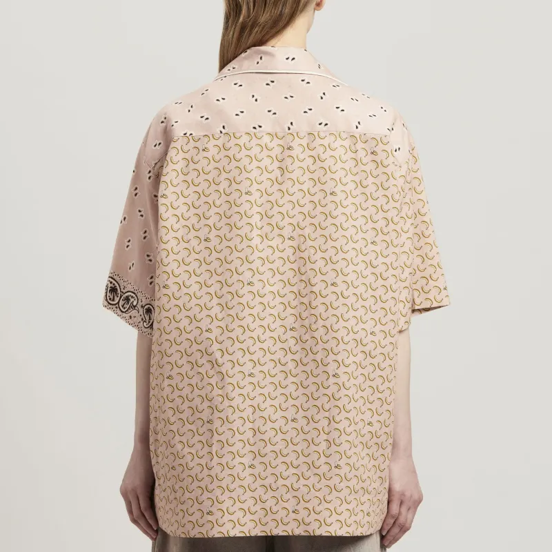 PALM ANGELS Paisley Printed Short Sleeved Shirt-2