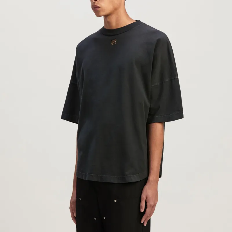 PALM ANGELS Foggy Logo Over T Shirt-3