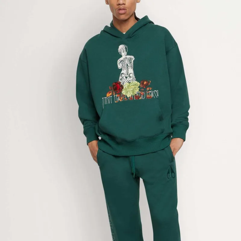 Moose Knuckles x PLEASURES SS24 Sweatshirt Unisex Green-2