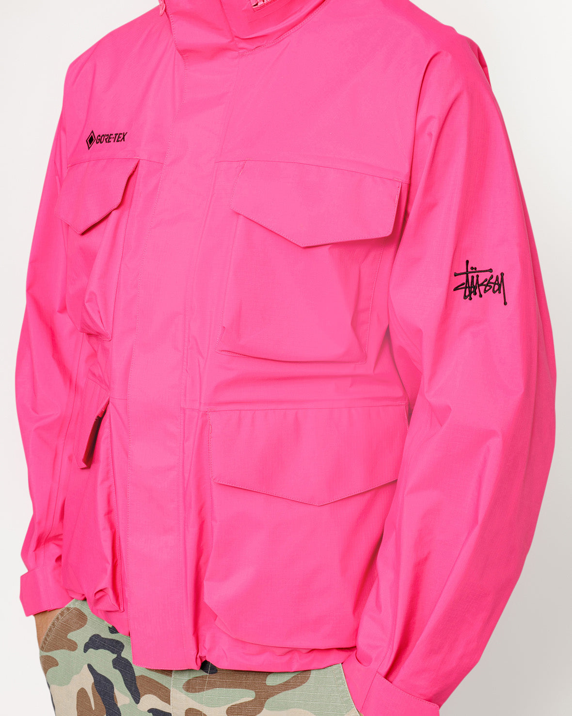 Stussy GORE-TEX M65 Jacket Black M - POIZON Stussy GORE-TEX M65 Jacket Black M - POIZON