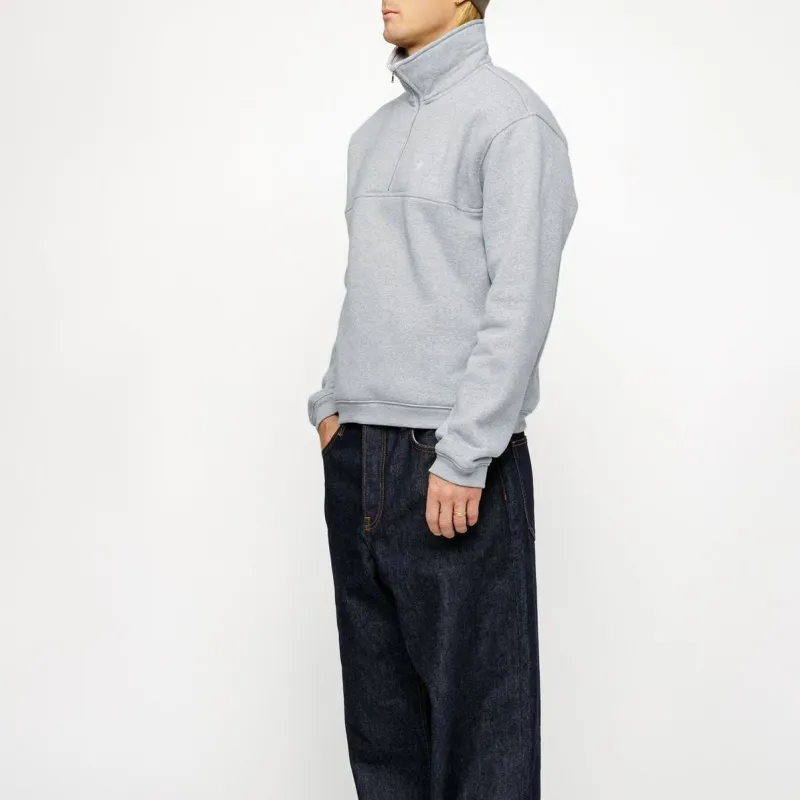 Stussy Fleece Zip Mock Hoodie-14