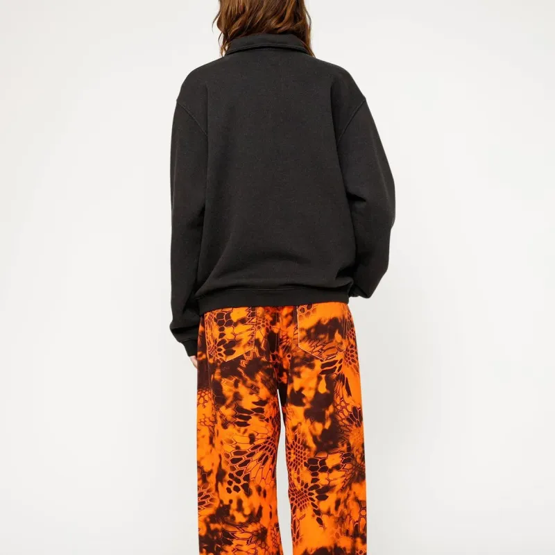 Stussy Fleece Zip Mock Hoodie-3