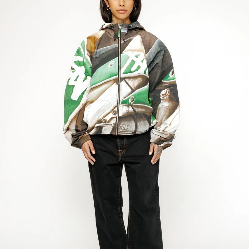 Stussy Beach Shell Wave Dye Hooded Sweatshirt-2