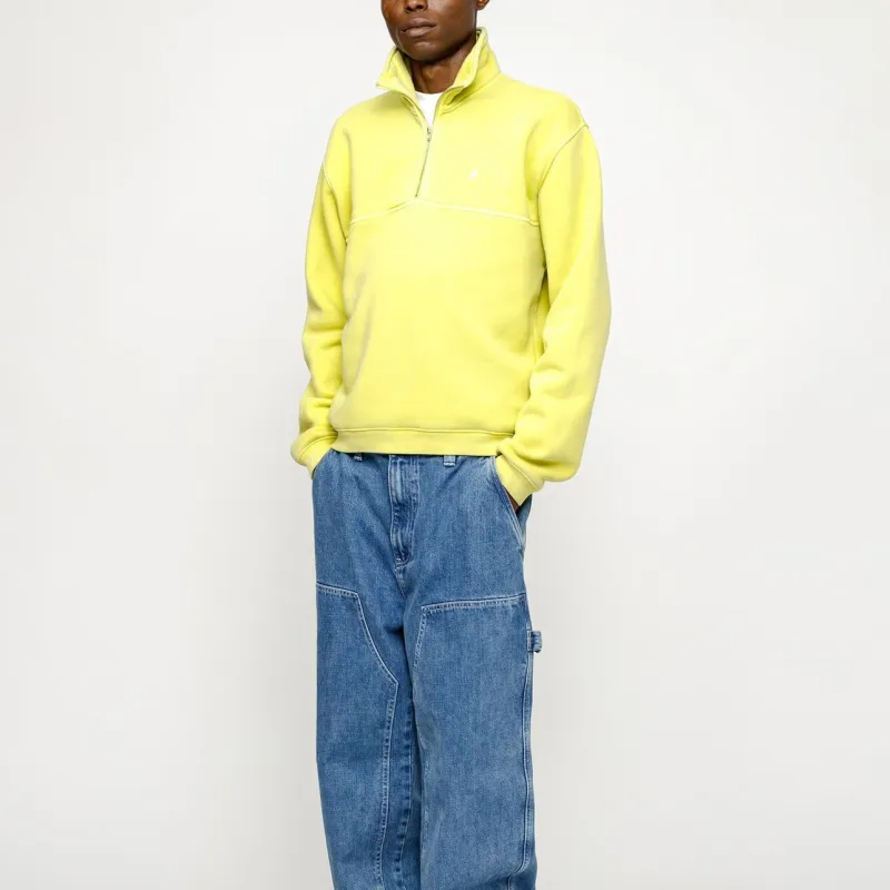 Stussy Fleece Zip Mock Hoodie-9