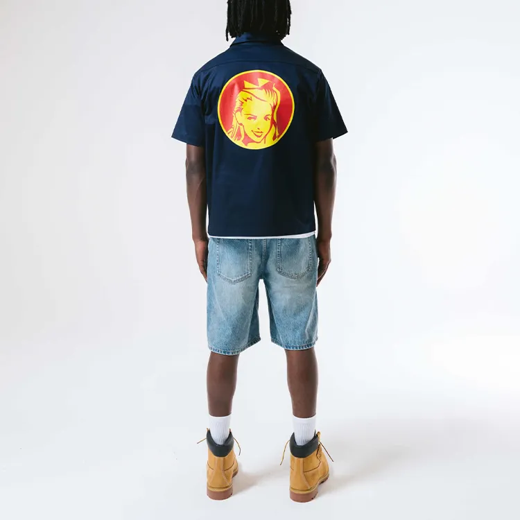 ICECREAM SS24 Shirt Unisex Marine Blue-3