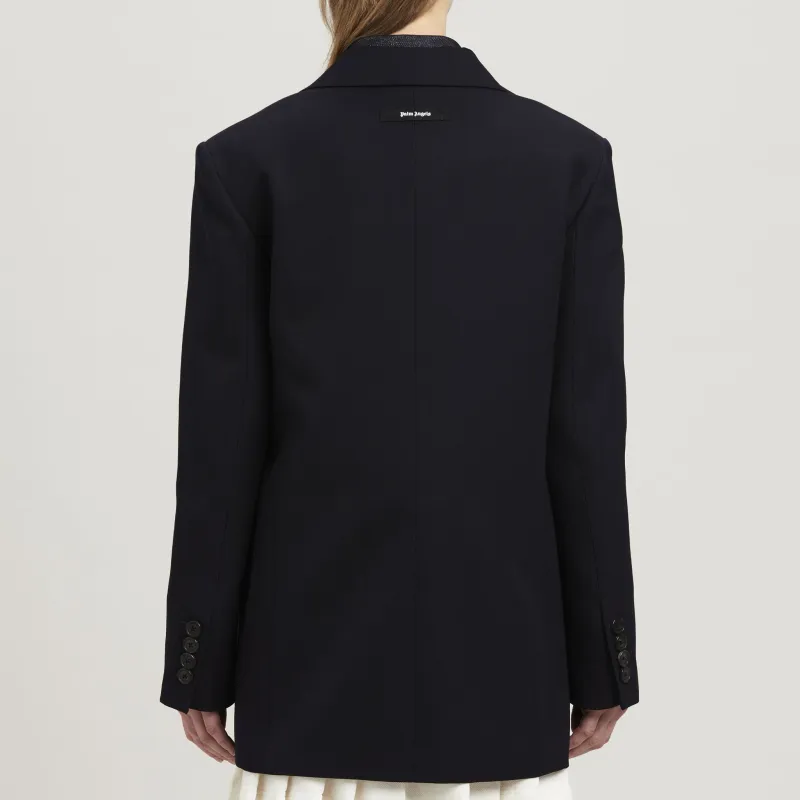 PALM ANGELS Tape detail Virgin Wool blend Blazer-1