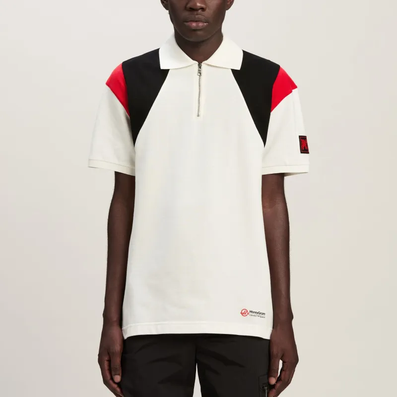 PALM ANGELS Moneygram Haas F1 Polo Shirt-1