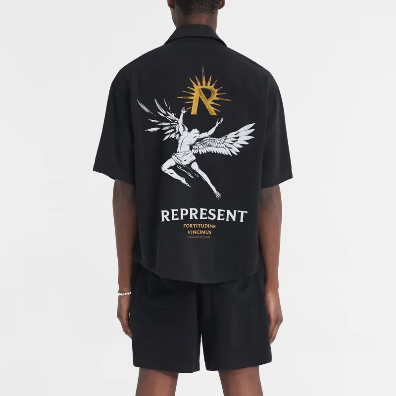 REPRESENT Shirts Men Black-3