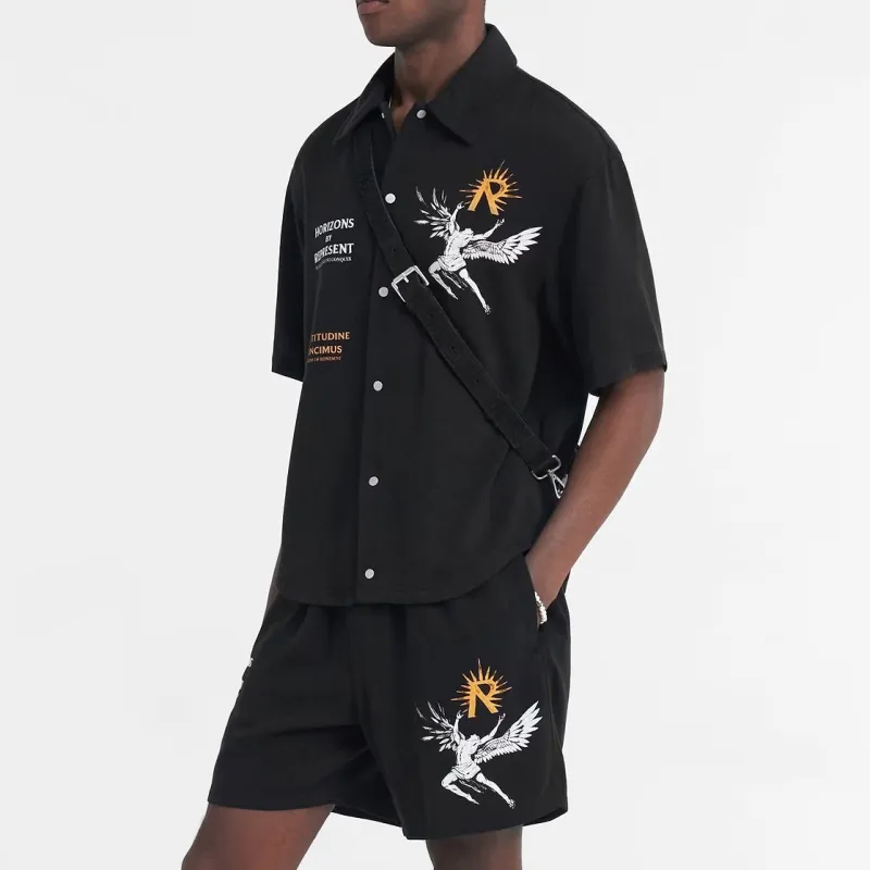 REPRESENT Shirts Men Black-4