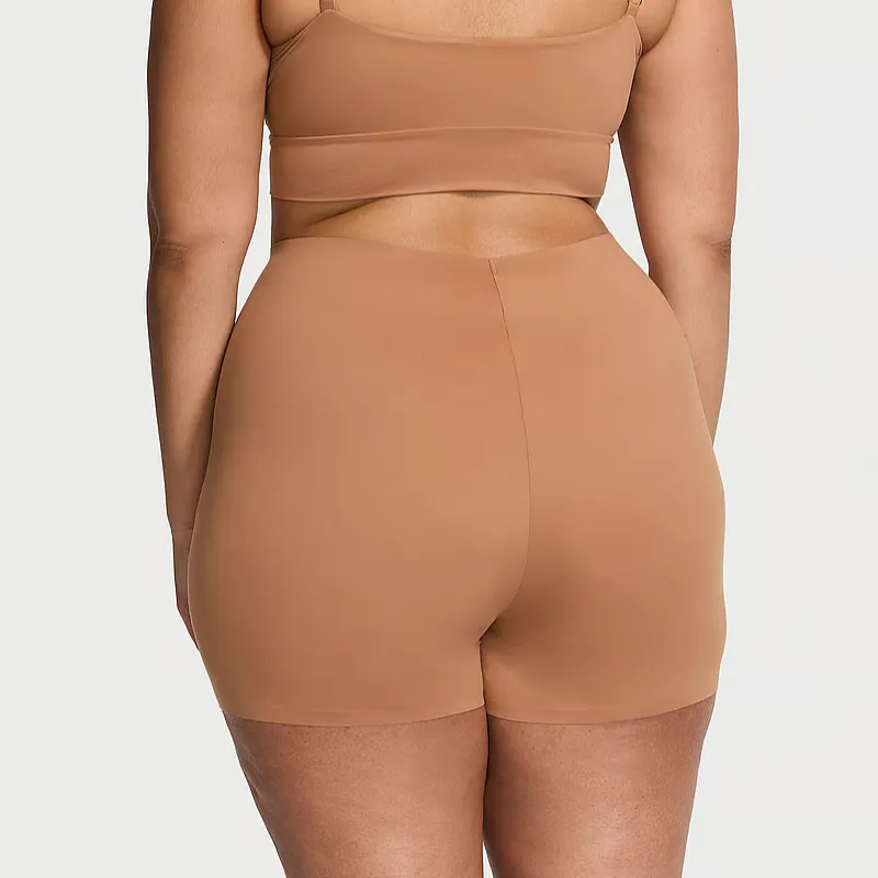Victoria's Secret Pink Feathersoft Essentials Bike Shorts/Light Brown Pajama Pants Women's Light Brown-2