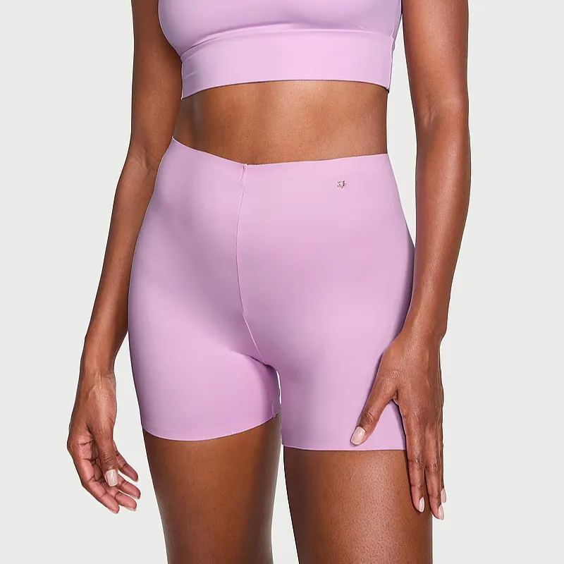 Victoria's Secret Pink Feathersoft Essentials Bike Shorts/Purple Pajama Pants Women's Purple-1