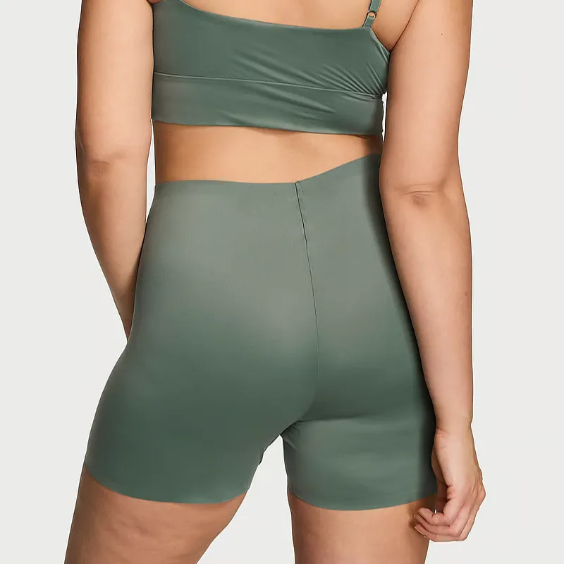 Victoria's Secret Pink Feathersoft Essentials Bike Shorts/green Pajama Pants Women's Green-1