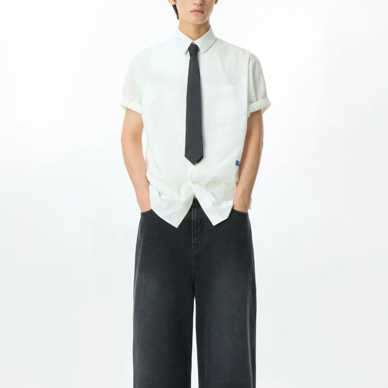 ADER ERROR Oversized Cotton Shirt-2