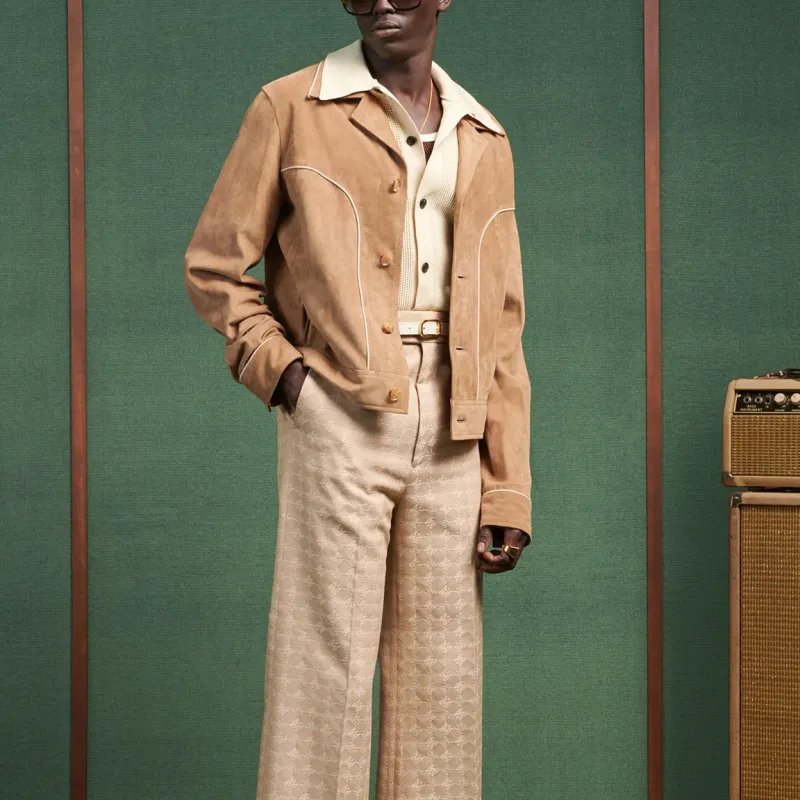AMIRI SS25 Jackets Coats Men's Camel Brown-2
