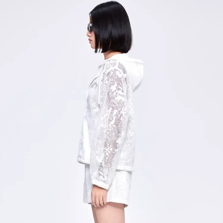 Ed Hardy SS25 Jackets & Coats Women's White-4