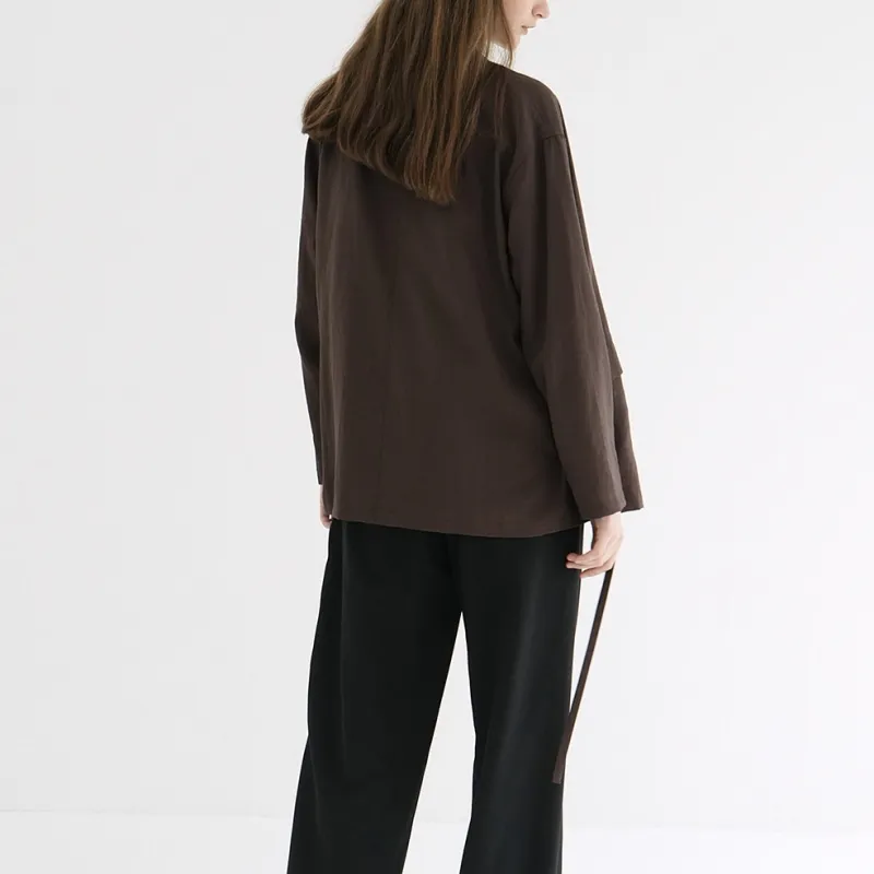 CLANE Jackets Women's Brown-3