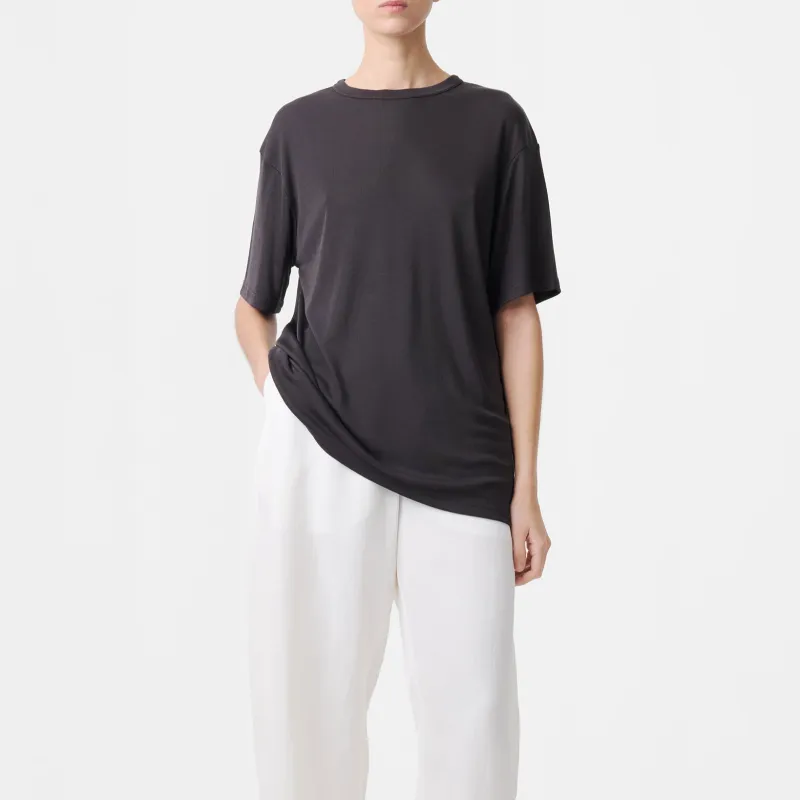 STUDIO NICHOLSON Drop Shoulder Sleeve T Shirt Women's-1