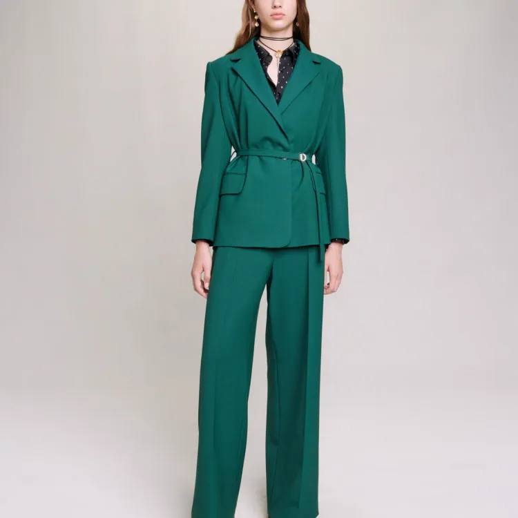 Maje Business Suit Women's Green-1