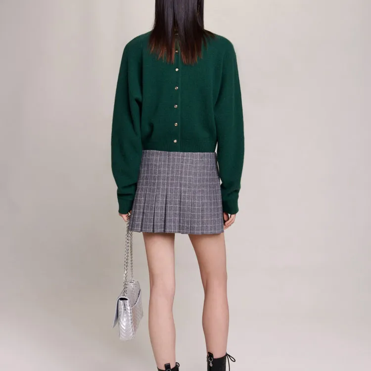 Maje Casual Short Skirts Women's Gray-3