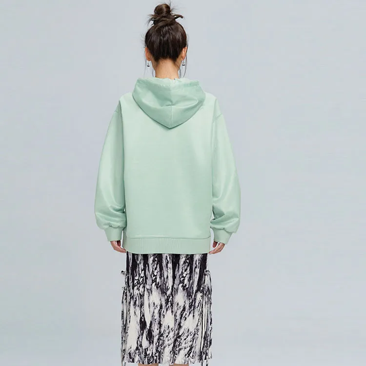B.Duck Sweatshirt Women's Gray Green-1
