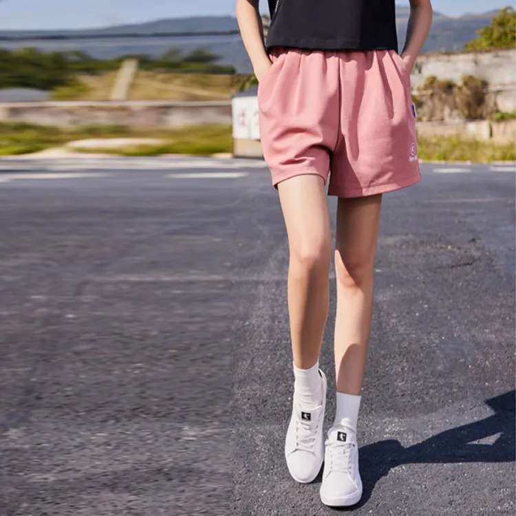 QIAODAN Casual Shorts Women's Ladybird Pink-2
