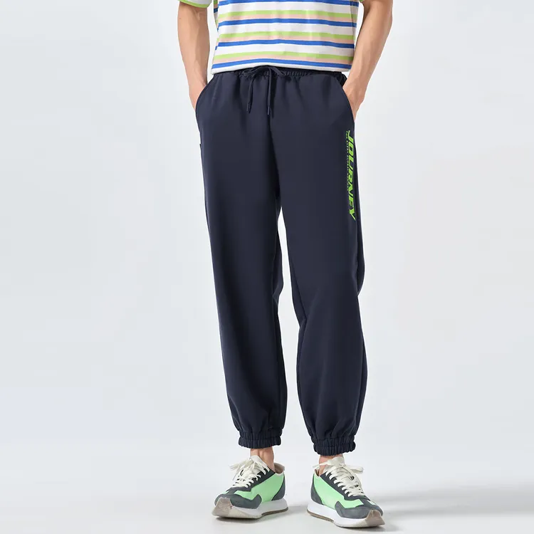 OUTDOOR PRODUCTS Knitted Sweatpants Men Navy Blue-1